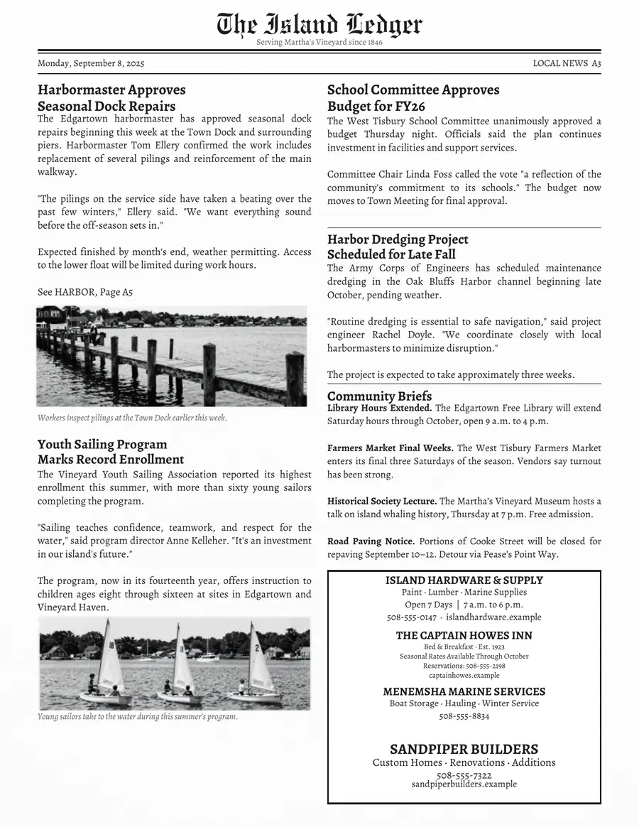 The Island Ledger
