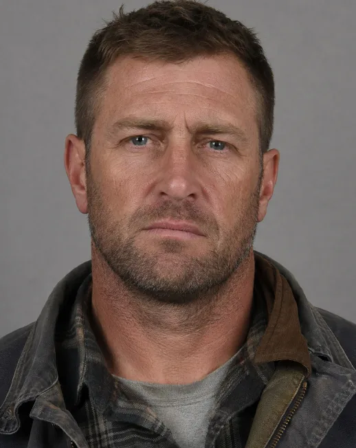 Portrait of Silas Rowe from the case file